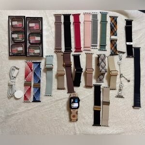 Apple Watch SE 2nd Gen with 22 bands and 6 Cases